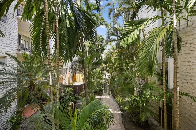 a view of swimming pool from a outdoor space