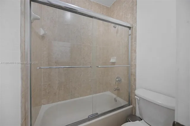 a garden view with a seating space