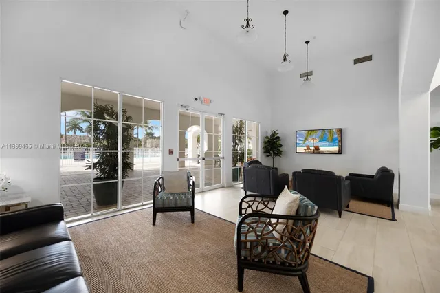 a view of an outdoor space pool patio and lake view