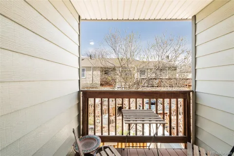 a view of a balcony