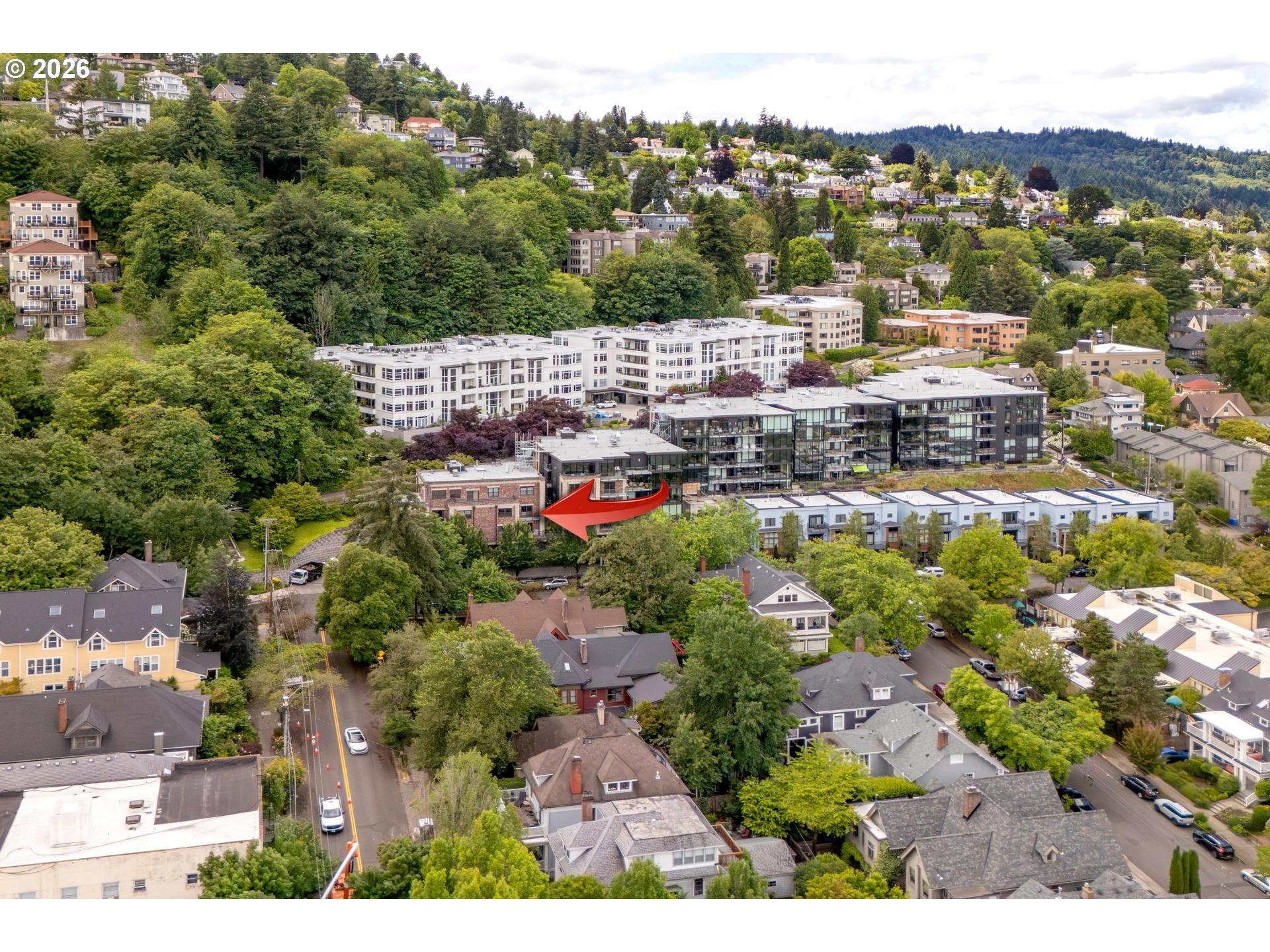 2430 Northwest Westover Road, Unit 201 Portland, OR 97210 - Photo 41 of 48 Drone View/UAV