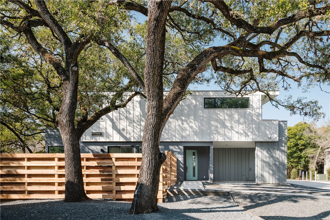3202 Clawson Road, Unit 2C Austin, TX 78704 - Photo 1 of 1 Modern treehouses in 78704. One of only 8 totally unique homes. Architecture by Mark Odom Studio.