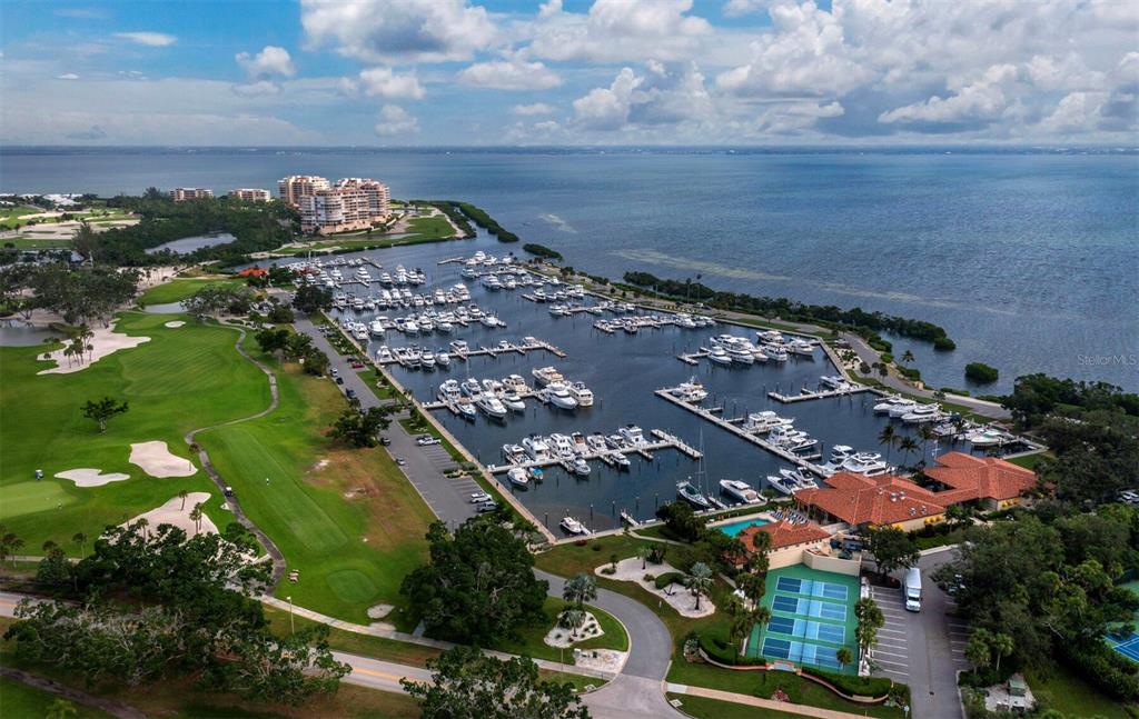 2800 Harbourside Drive, Unit E06 Longboat Key, FL 34228 - Photo 19 of 55 an aerial view of multiple house