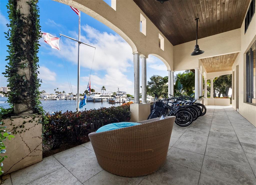2800 Harbourside Drive, Unit E06 Longboat Key, FL 34228 - Photo 29 of 55 a view of a couches in patio of a house
