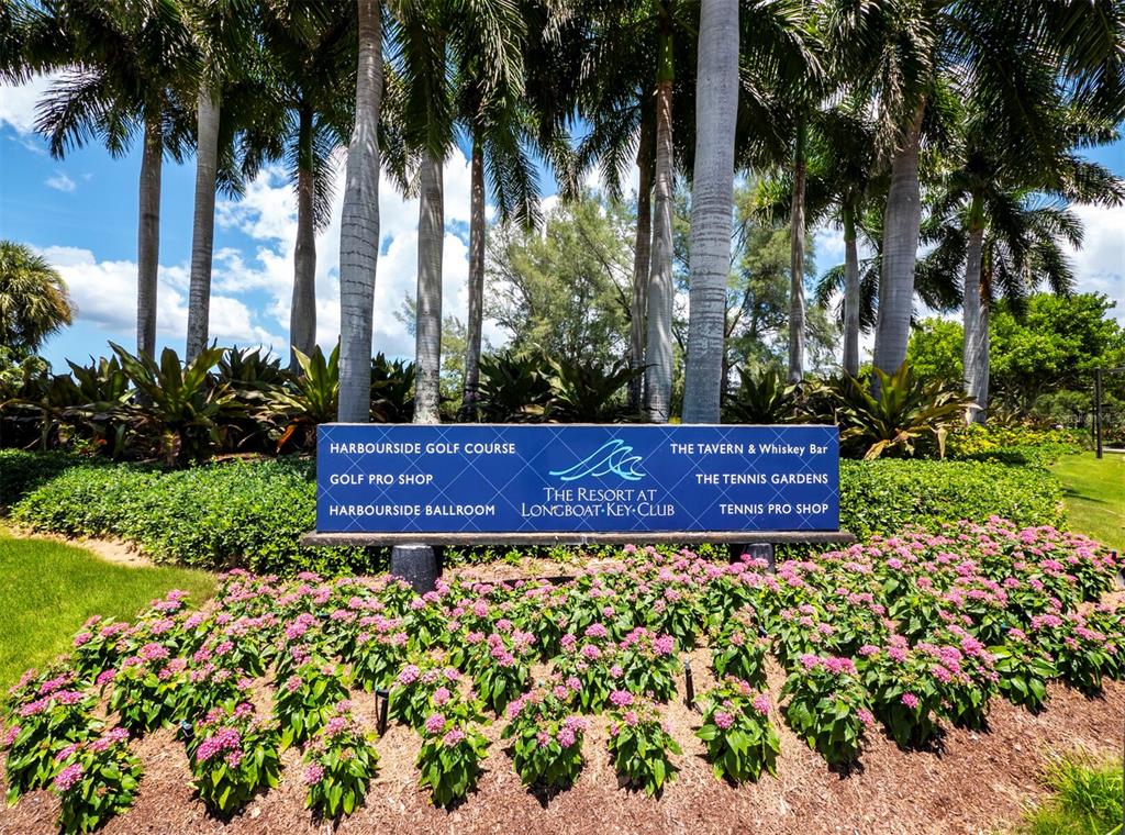 2800 Harbourside Drive, Unit E06 Longboat Key, FL 34228 - Photo 47 of 55 a view of a sign in front of house