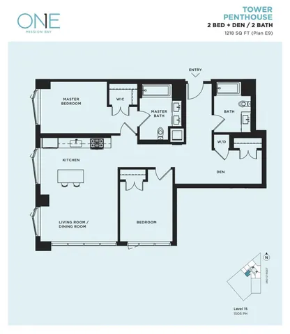 $1,748,000 | 1000 3rd Street, Unit 1505, San Francisco, CA 94158