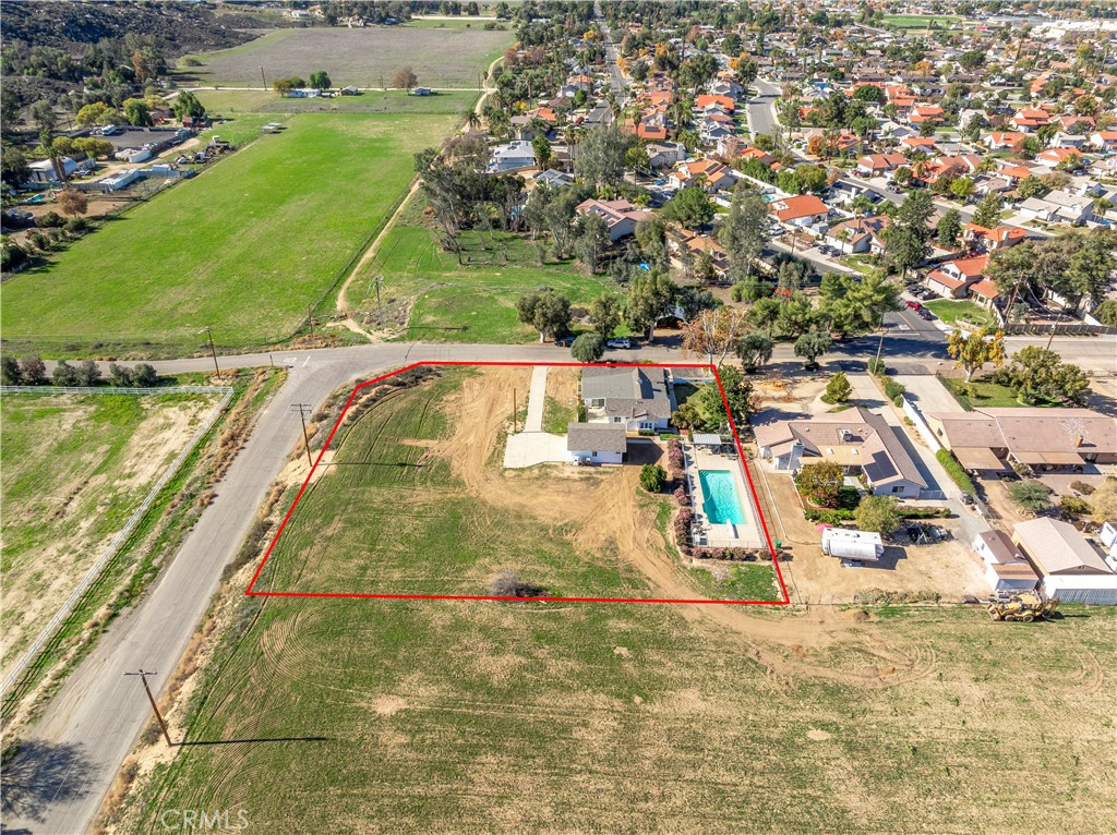 27454 Hemet Street Hemet, CA 92544 - Photo 43 of 51 an aerial view of residential houses with outdoor space