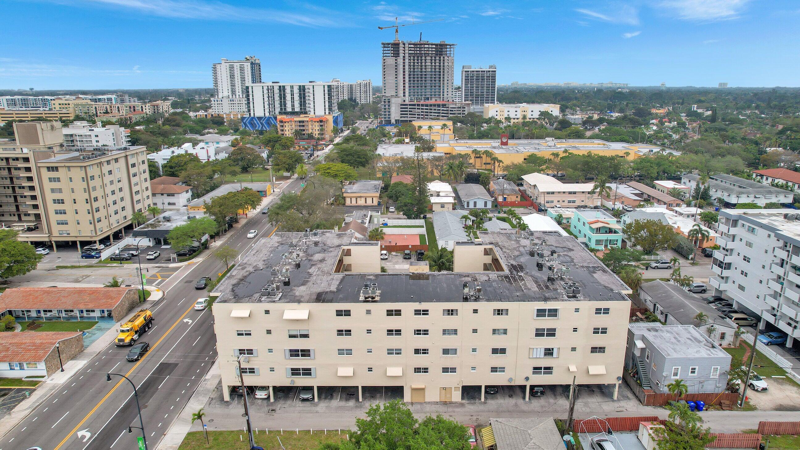 1750 Jefferson Street, Unit 305 Hollywood, FL 33020 - Photo 38 of 43 a view of city with tall buildings