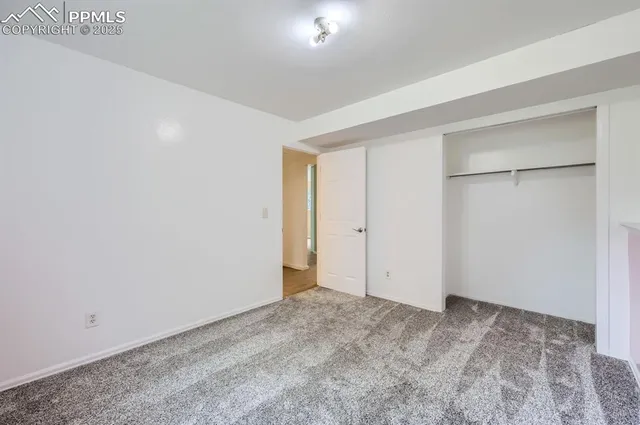 a view of an empty room