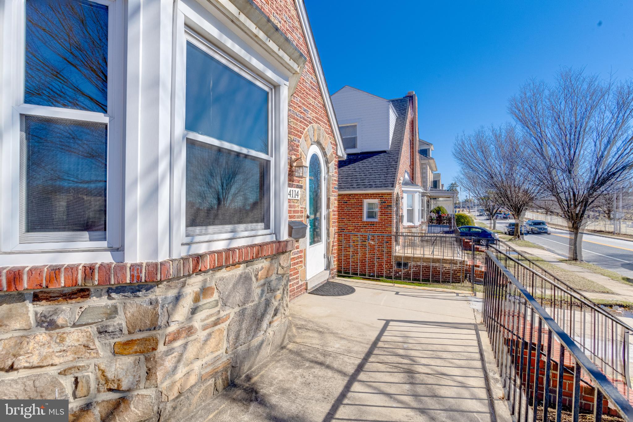4114 Moravia Road Baltimore, MD 21206 - Photo 6 of 50 Charming brick facade with inviting entryway.