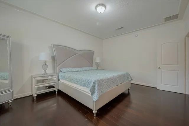 a view of a porch with a big yard