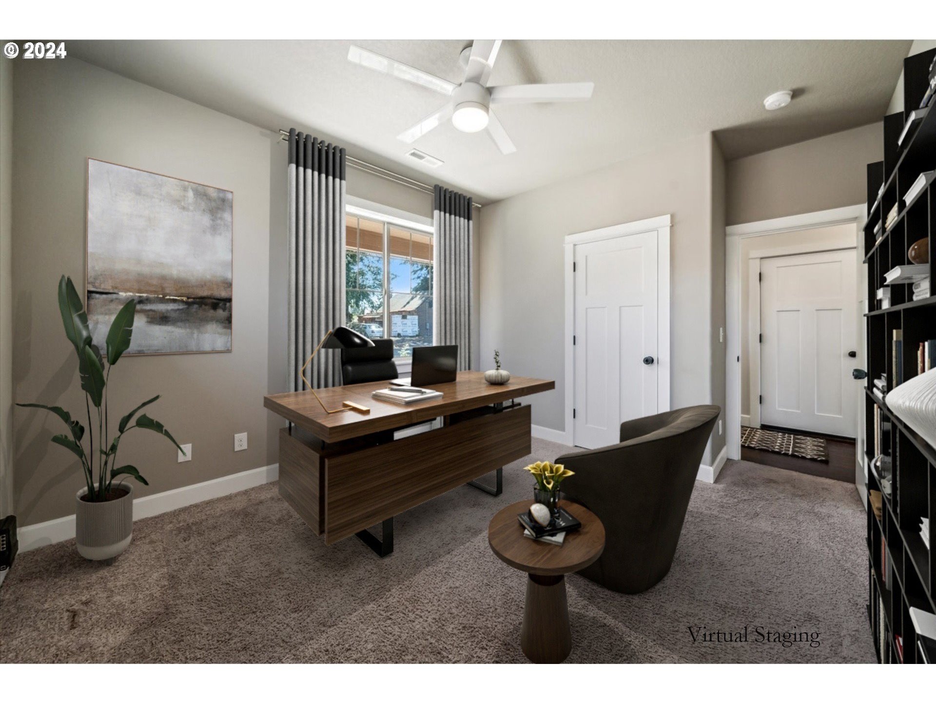 5731 Southeast Nehalem Street Portland, OR 97206 - Photo 3 of 21 a living room with furniture potted plant and a window