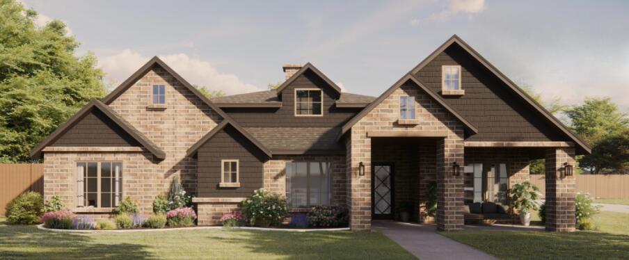 6010 141st Street Lubbock, TX 79424 - Photo 1 of 2 a front view of a house with a yard