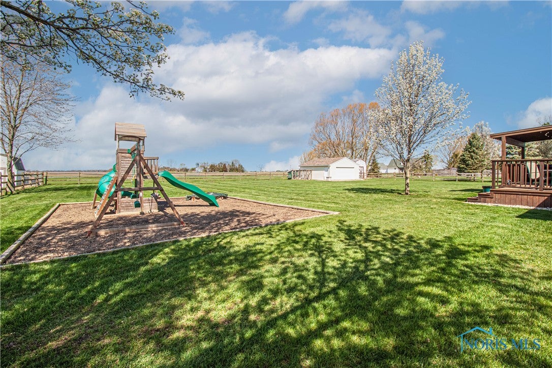556 South Lathrop Road Swanton, OH 43558 - Photo 32 of 45 This 1.12 acre lots with a fully fenced in backyard is perfect!