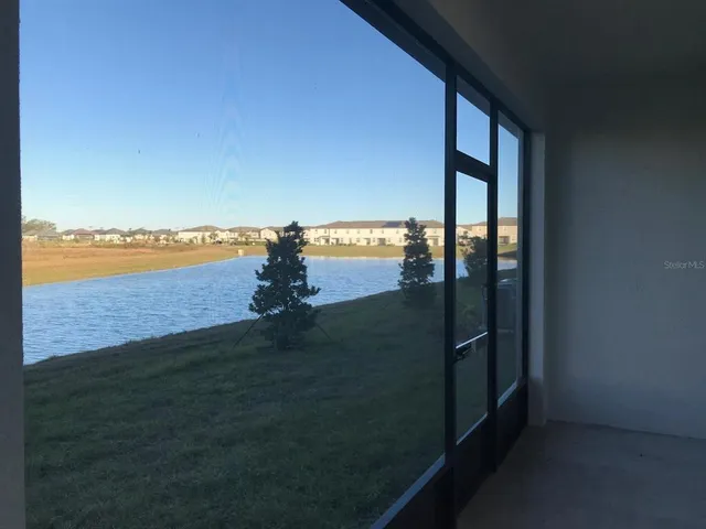 a view of an ocean and beach