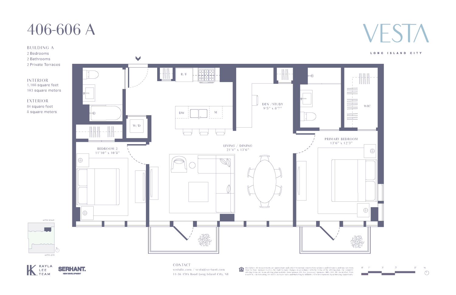 11-36 45th Road, Unit 406A Queens, NY 11101 - Photo 11 of 11 a black and white photo of a living room
