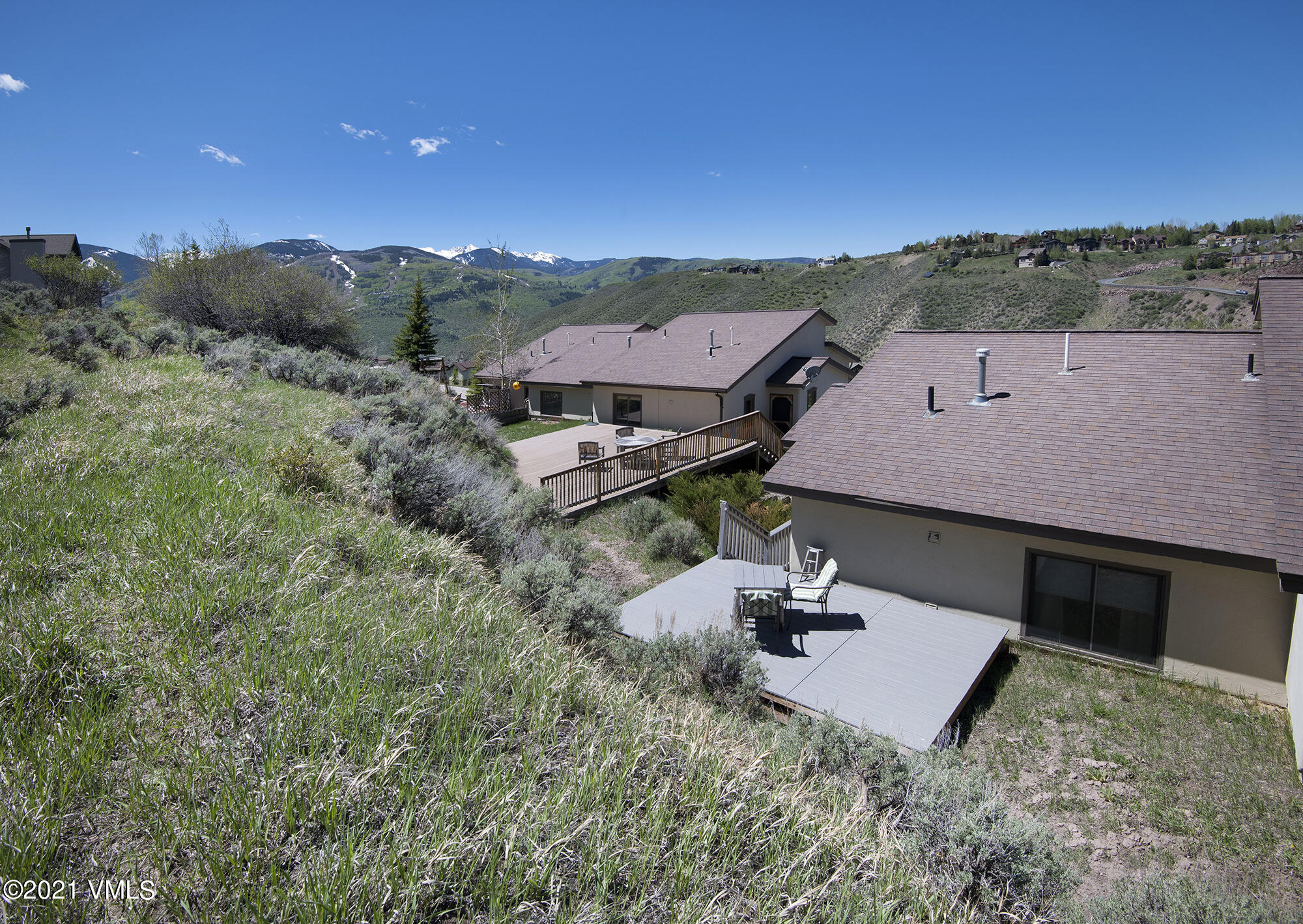 1066 West Wildwood Road, Unit D Avon, CO 81620 - Photo 19 of 21 a aerial view of a house with a yard
