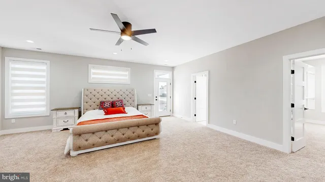 a view of an empty room