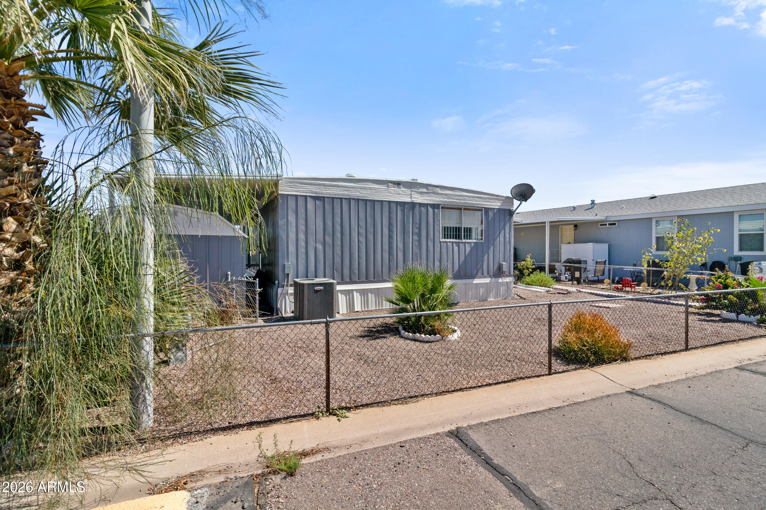 535 South Alma School Road, Unit 99 Mesa, AZ 85210 - Photo 40 of 77 a view of a backyard and a tree