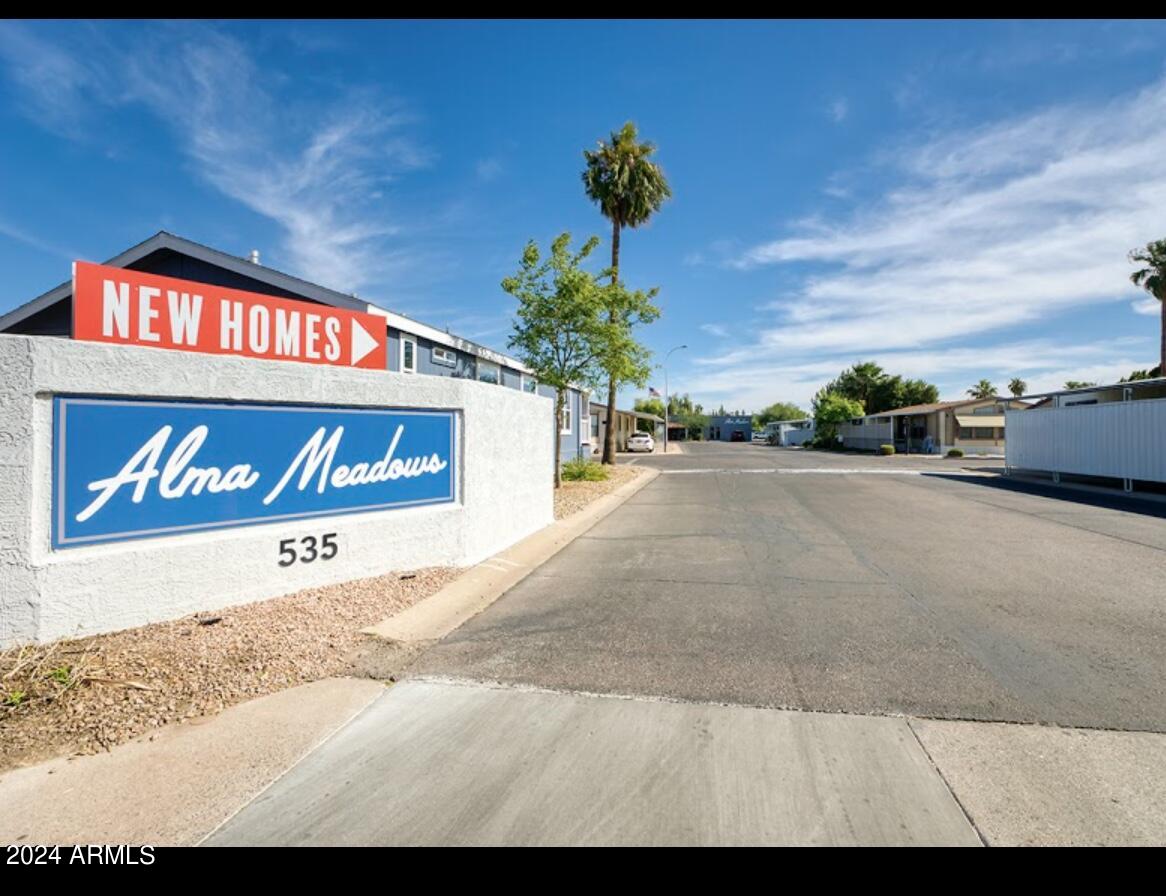 535 South Alma School Road, Unit 99 Mesa, AZ 85210 - Photo 43 of 77 a view of a street with an entrance