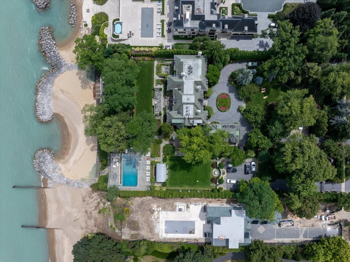 419 Sheridan Road Winnetka, IL 60093 - Photo 53 of 53 an aerial view of a house with outdoor space