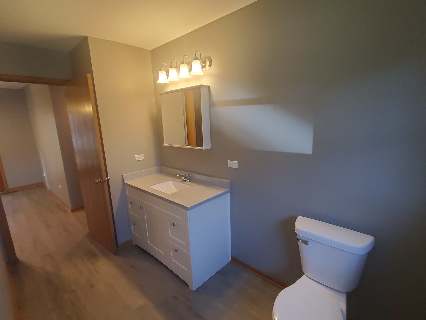 38188 North 3rd Avenue Spring Grove, IL 60081 - Photo 11 of 14 a bathroom with a toilet sink and mirror