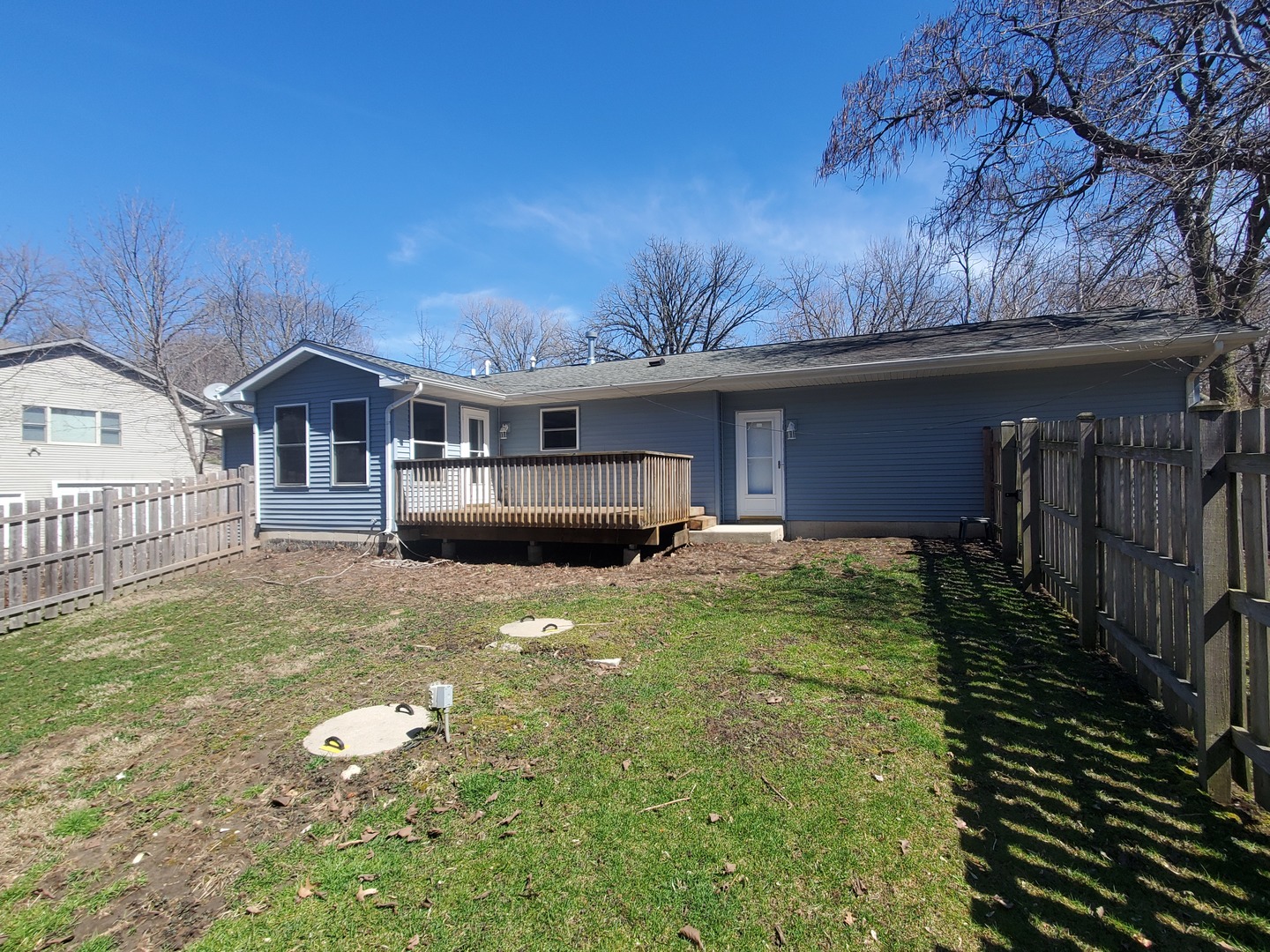 38188 North 3rd Avenue Spring Grove, IL 60081 - Photo 14 of 14 a backyard of a house with yard and garage