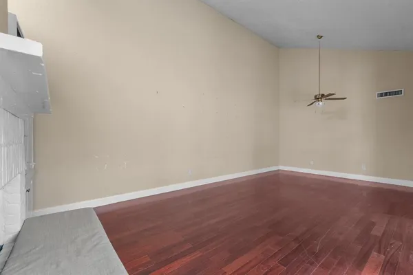 wooden floor in an empty room
