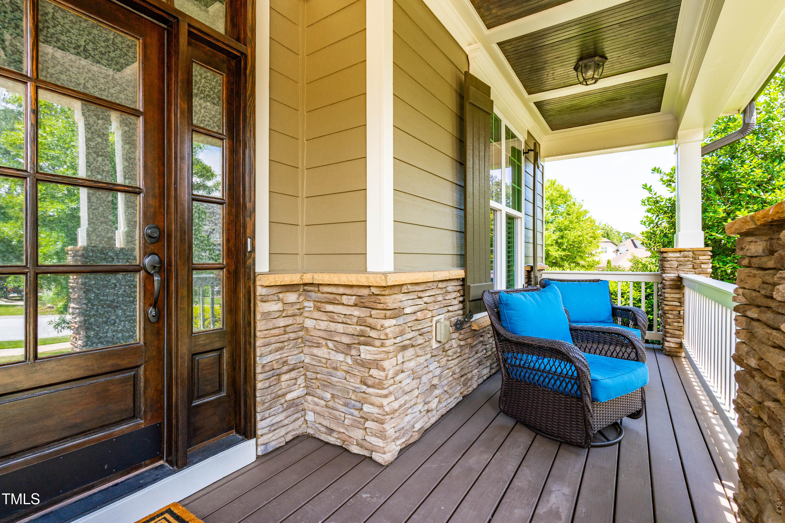 2538 Tuffeto Apex, NC 27502 - Photo 5 of 55 a view of two chairs in the balcony