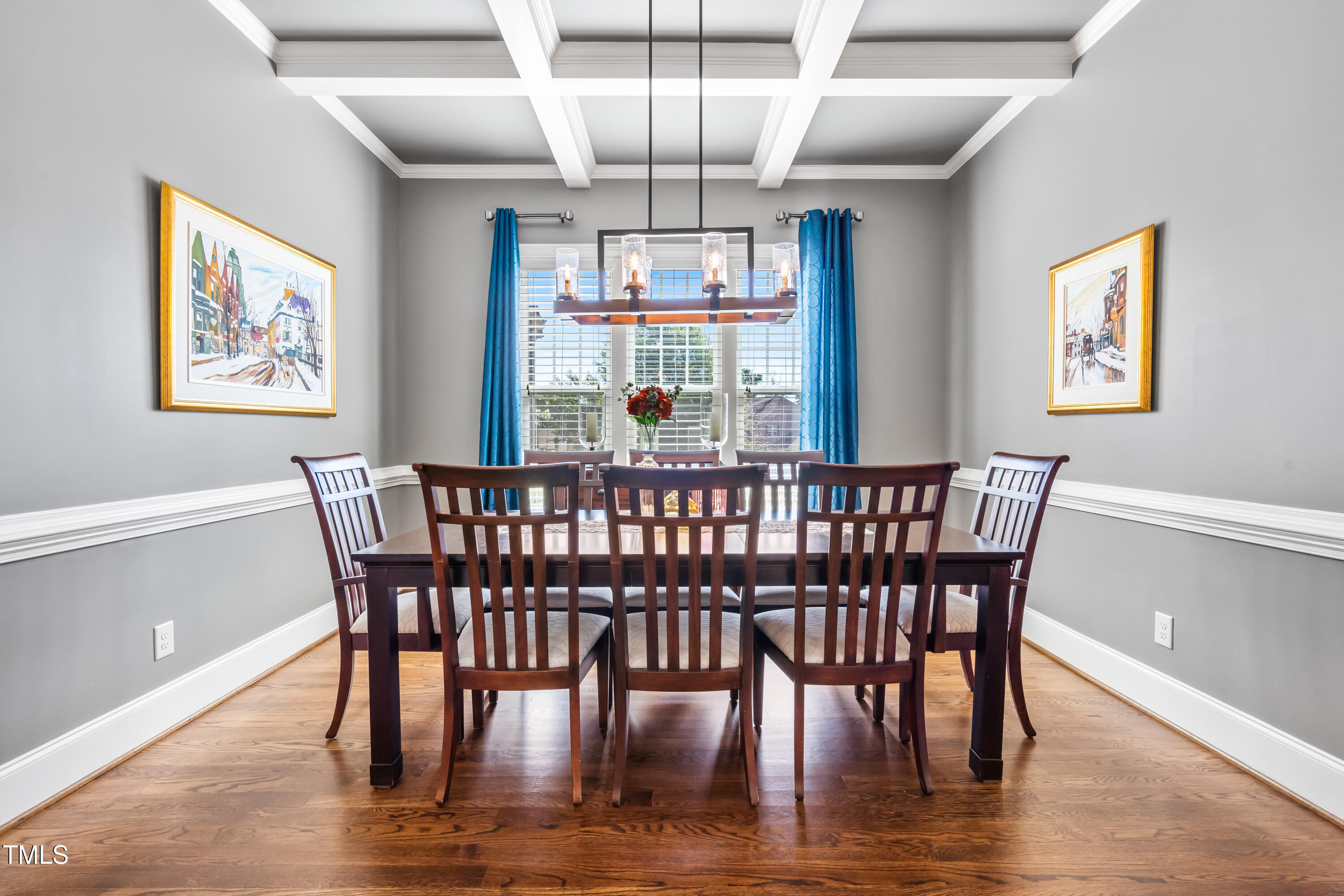 2538 Tuffeto Apex, NC 27502 - Photo 7 of 55 a view of a dining room with furniture window and outside view