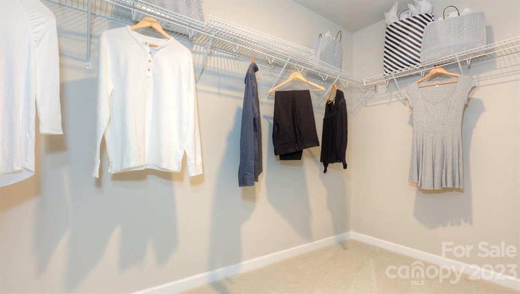 679 Fox Cove Road Hendersonville, NC 28792 - Photo 25 of 35 a view of walk in closet with clothes and shoes