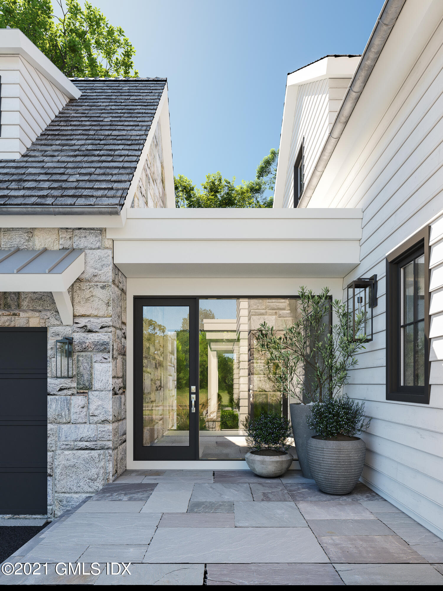 22 Birch Lane Greenwich, CT 06830 - Photo 3 of 8 a view of a entryway door front of house