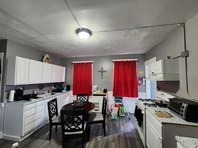 a room with storage and utility