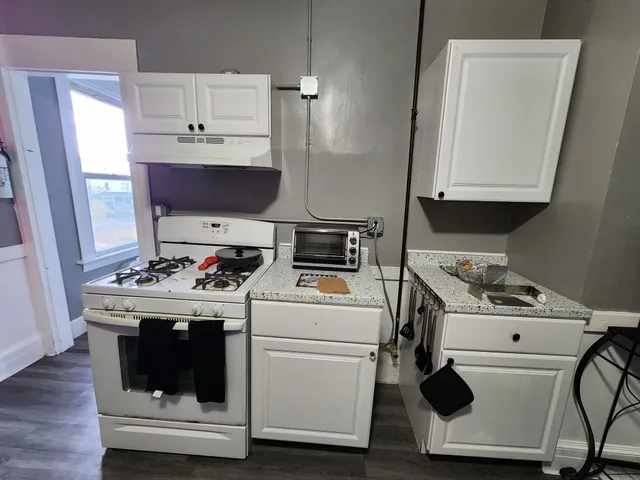 a view of a storage and utility room