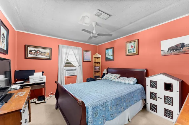 a view of a backyard of a house