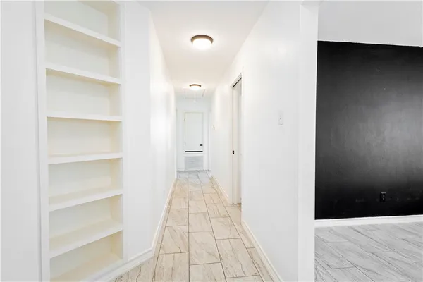 a view of a walk in closet