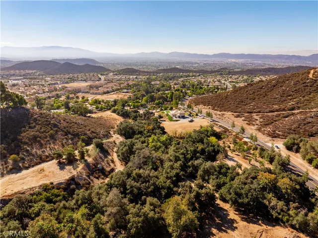 a view of city and mountain