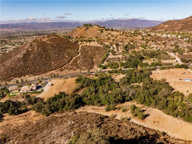 a view of city and mountain