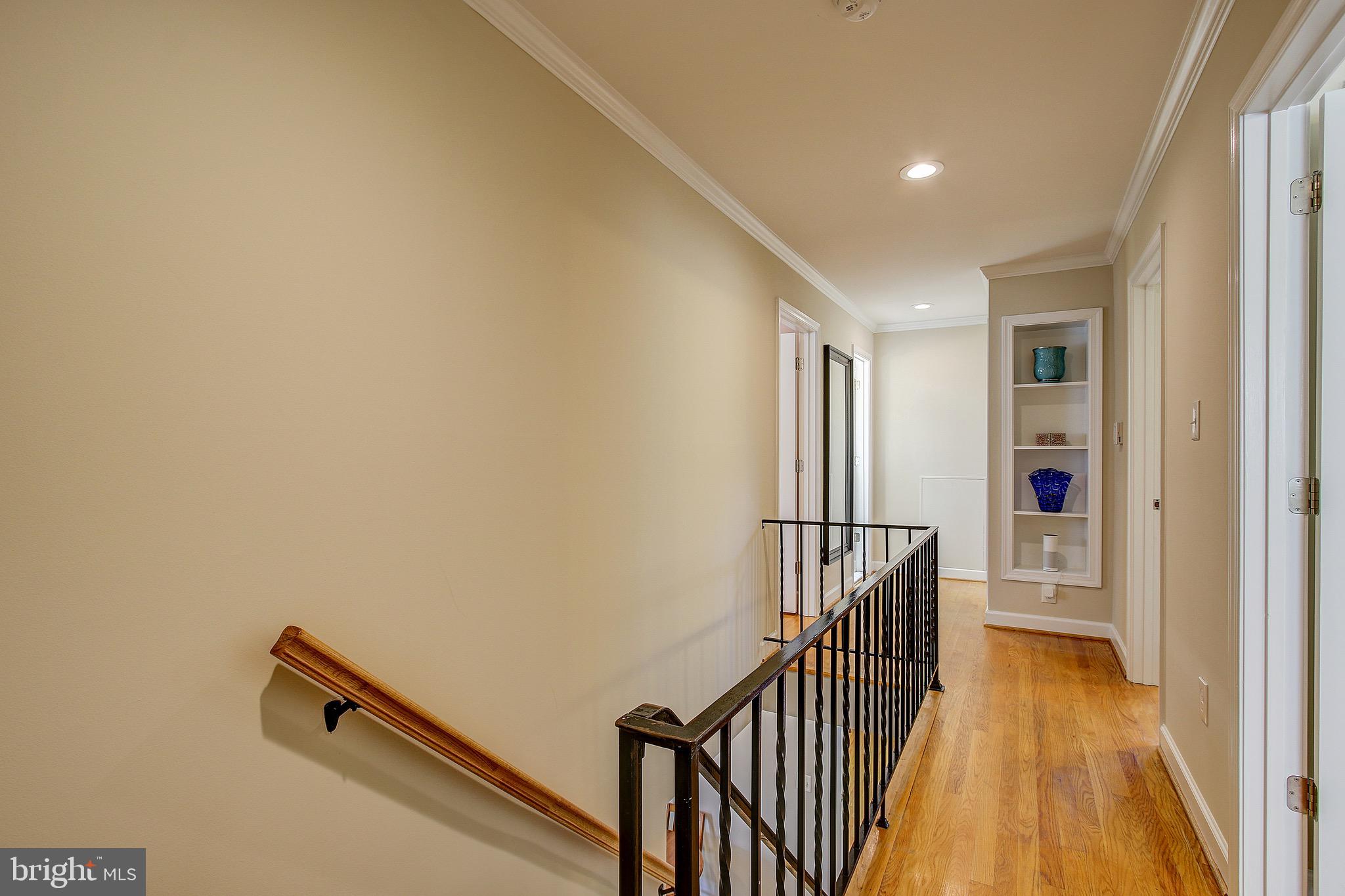 1015 Gilbert Road Rockville, MD 20851 - Photo 17 of 34 Upstairs Hallway Built-In Surprise