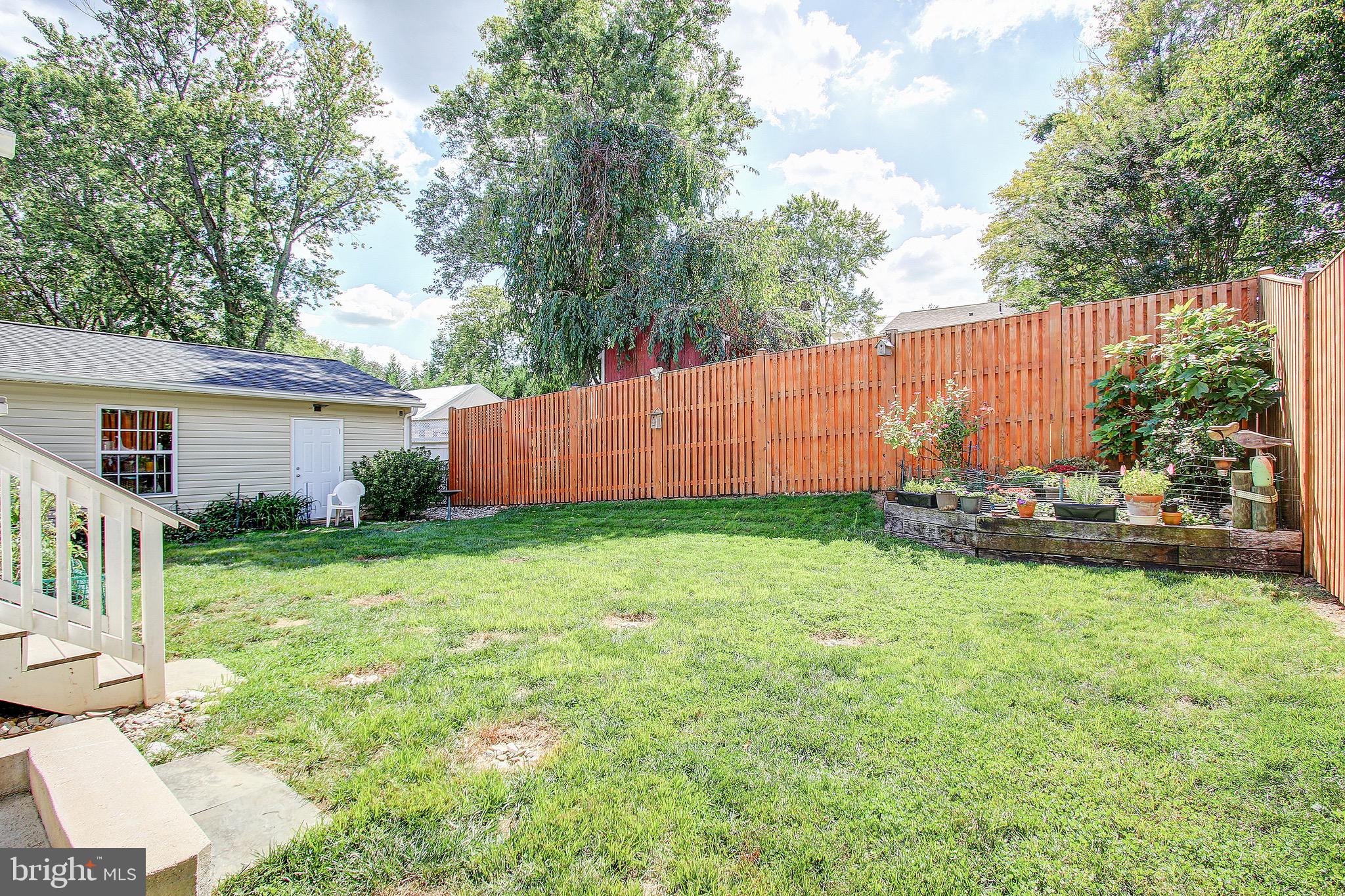 1015 Gilbert Road Rockville, MD 20851 - Photo 29 of 34 Level , Fully Fenced Yard for Gatherings