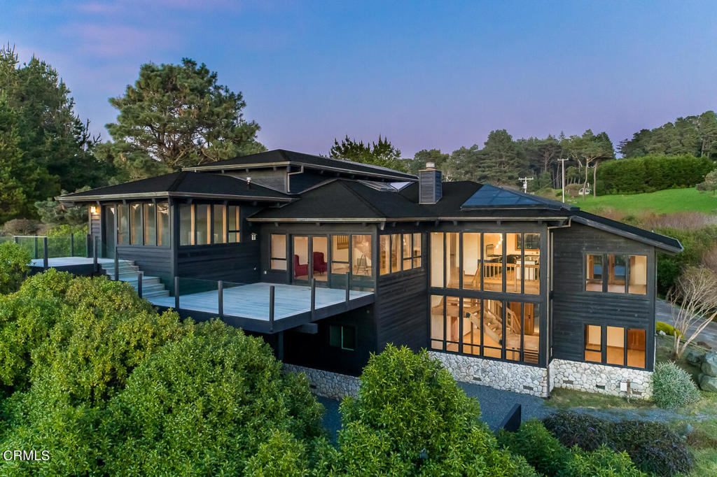 45460 Indian Shoals Road Mendocino, CA 95460 - Photo 2 of 50 front view of a house with a balcony