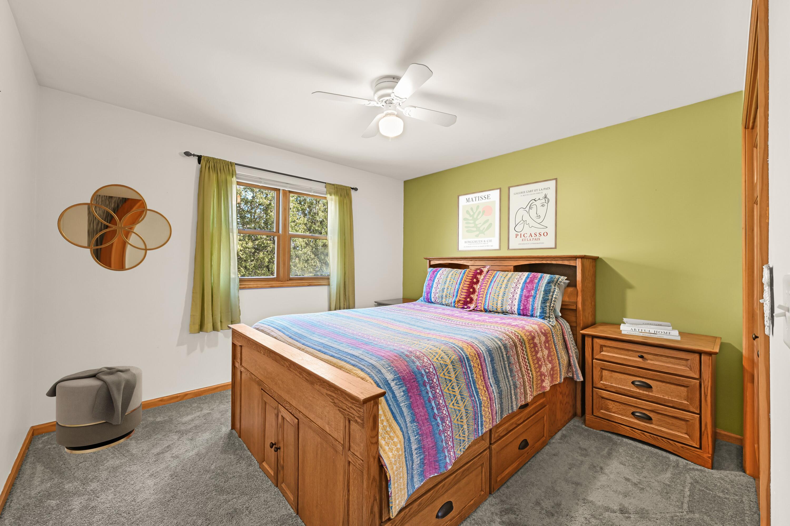 2855 North Shore Drive Delavan, WI 53115 - Photo 30 of 52 Bedroom 2 Virtually Enhanced