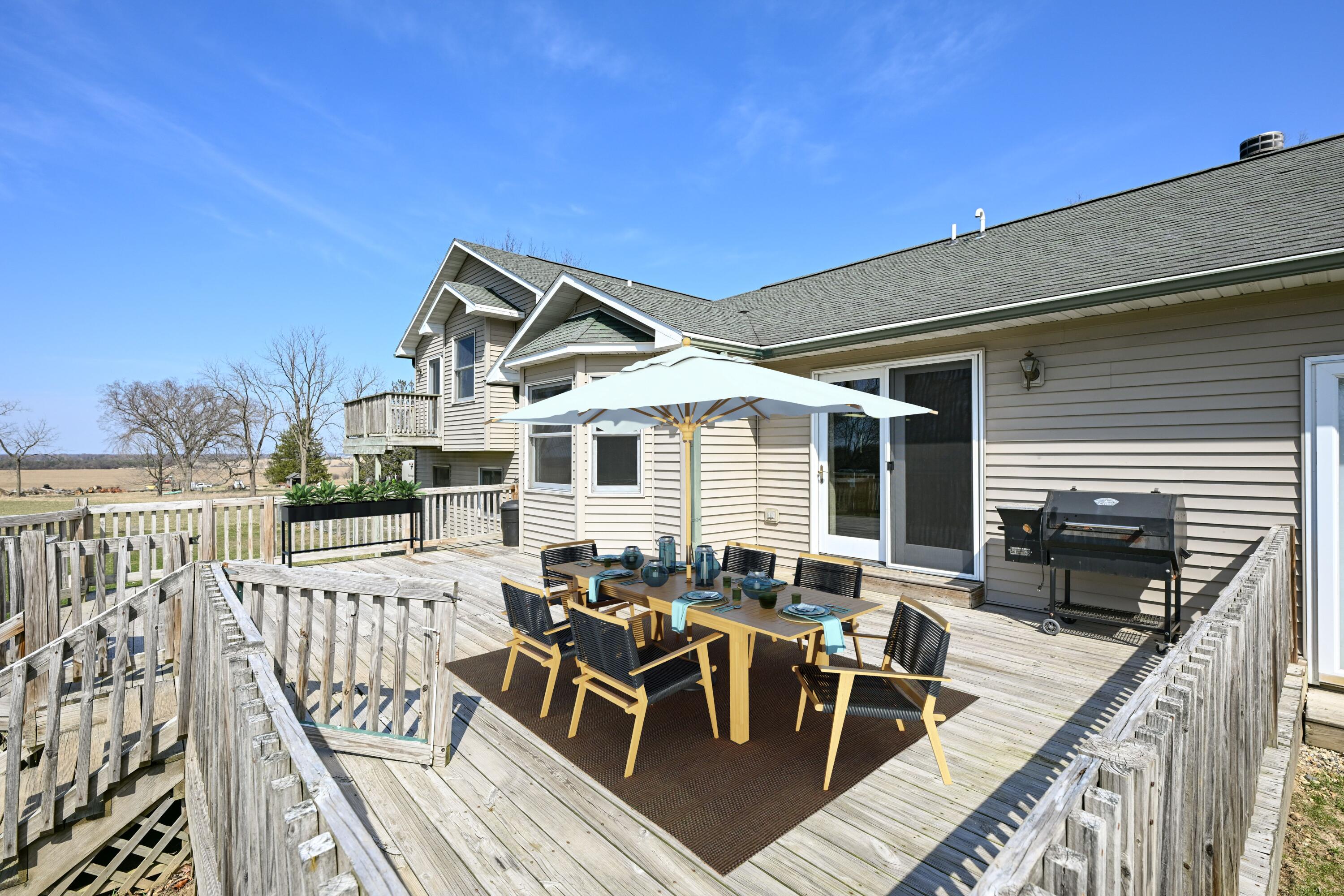 2855 North Shore Drive Delavan, WI 53115 - Photo 43 of 52 Deck Virtually Enhanced