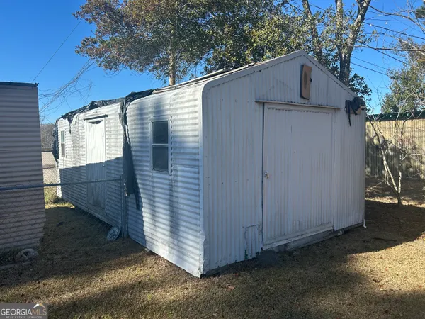a view of a small house