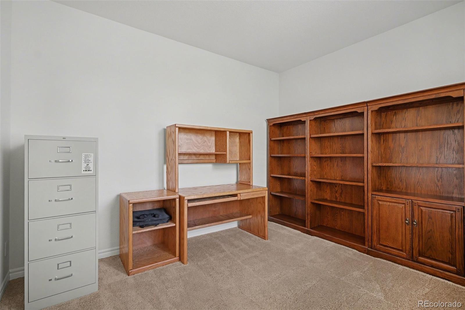 10844 Huntwick Street Highlands Ranch, CO 80130 - Photo 23 of 29 a view of an empty room with empty shelves