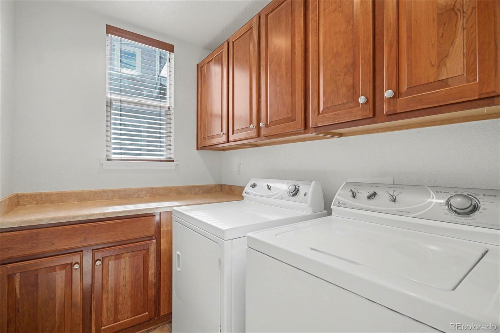 10844 Huntwick Street Highlands Ranch, CO 80130 - Photo 25 of 29 a utility room with dryer and washer