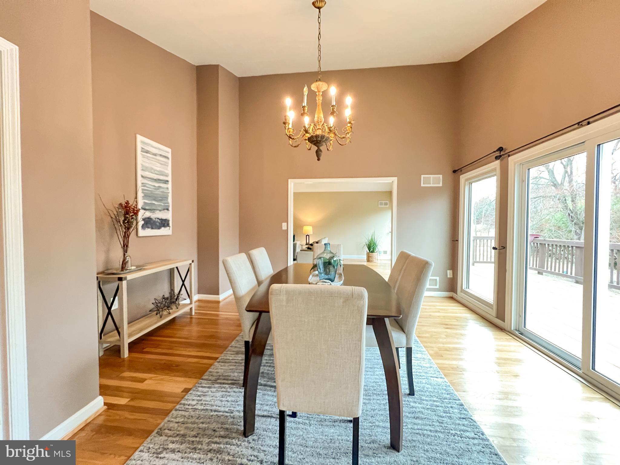 2503 North Gate Terrace Silver Spring, MD 20906 - Photo 15 of 50 Dining Room with Sliding Doors to Deck