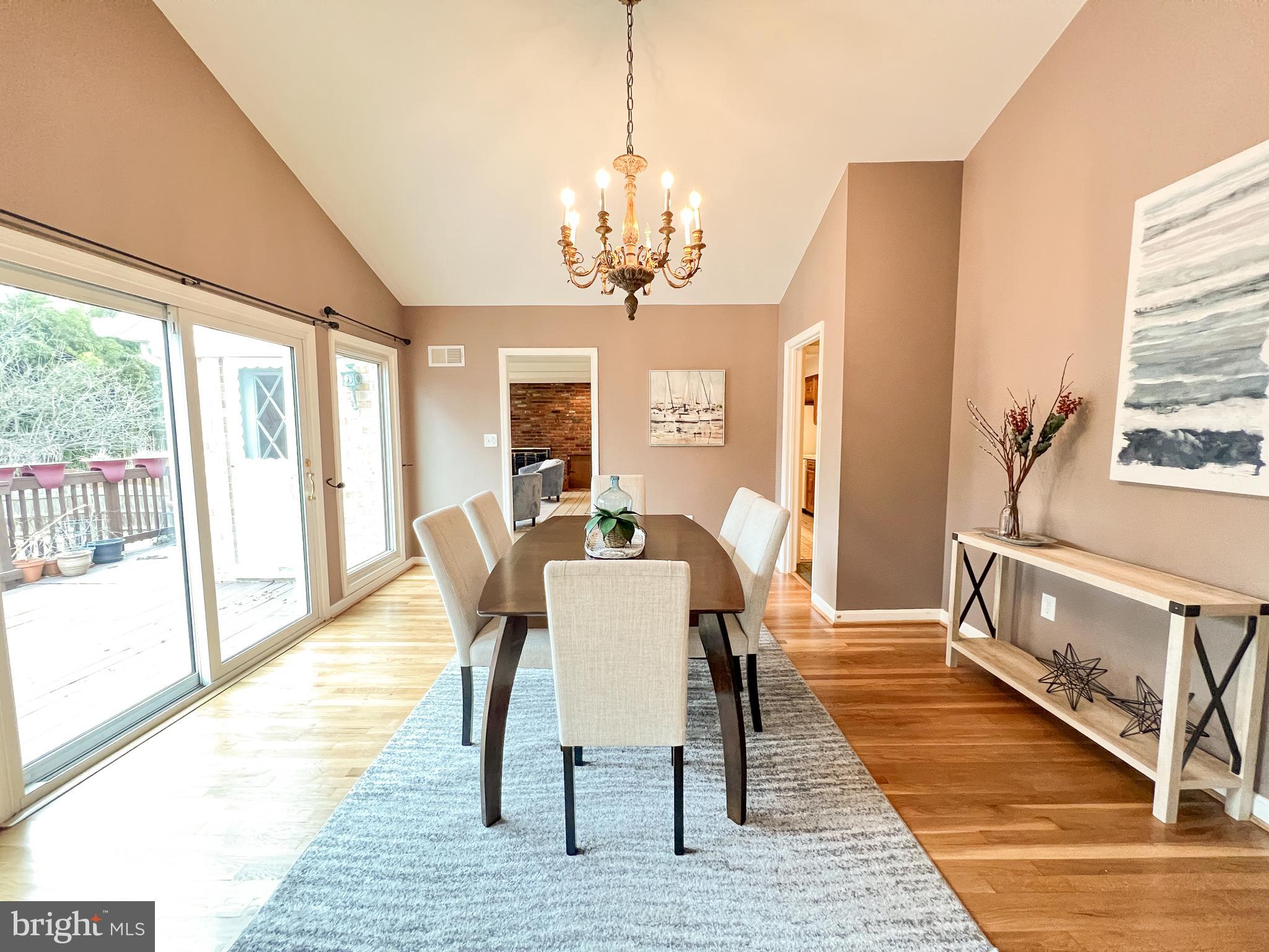 2503 North Gate Terrace Silver Spring, MD 20906 - Photo 18 of 50 Dining Room with Sliding Doors to Deck