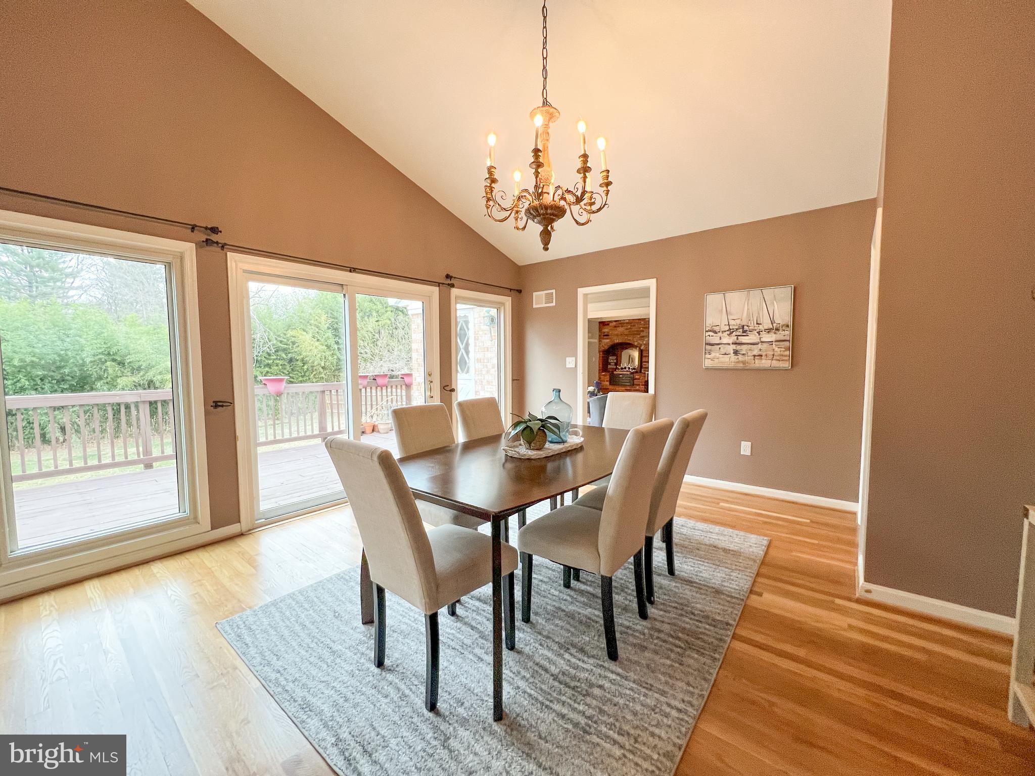 2503 North Gate Terrace Silver Spring, MD 20906 - Photo 19 of 50 Dining Room with Sliding Doors to Deck