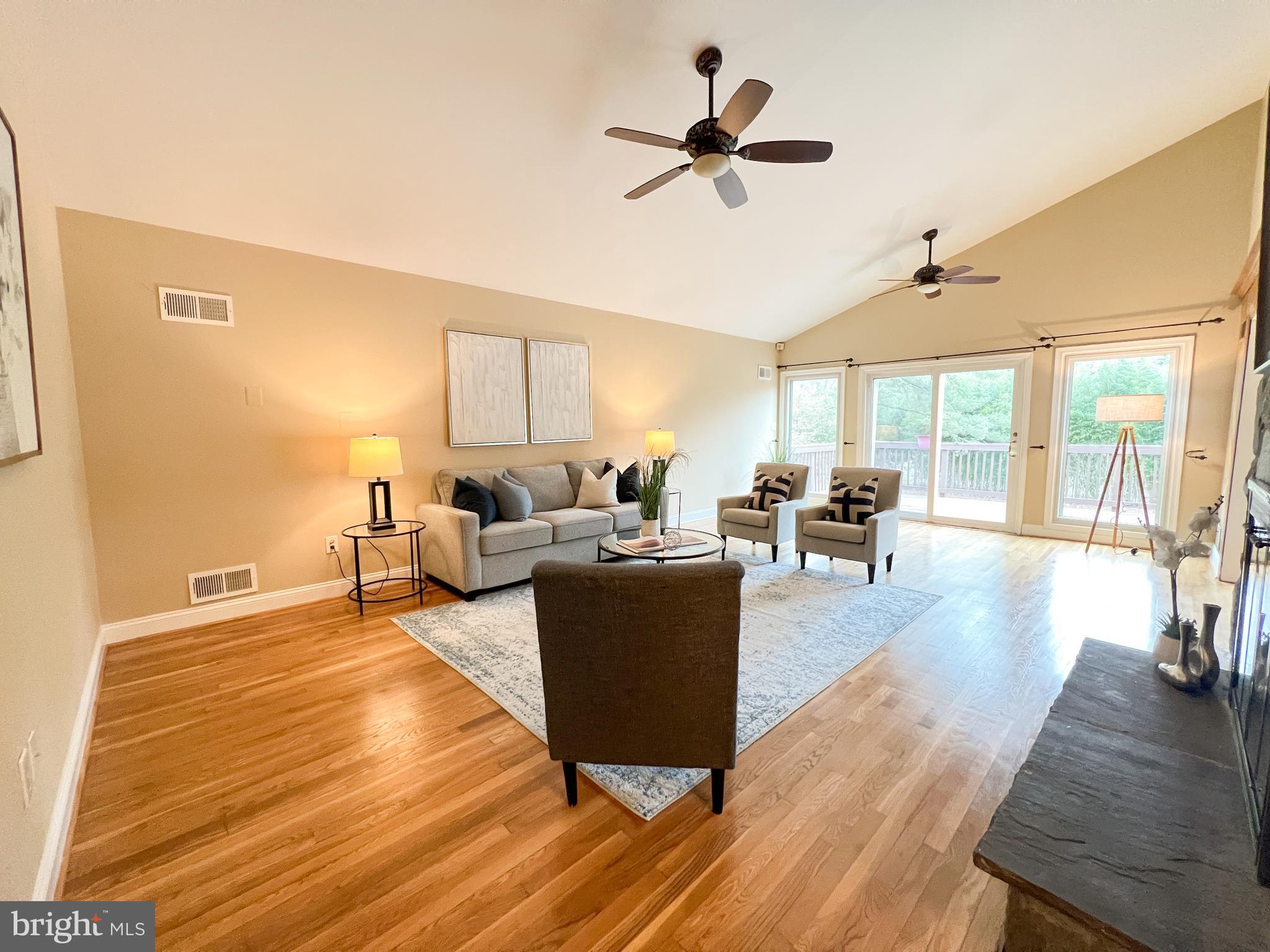 2503 North Gate Terrace Silver Spring, MD 20906 - Photo 23 of 50 Living Room with Sliding Doors to Deck